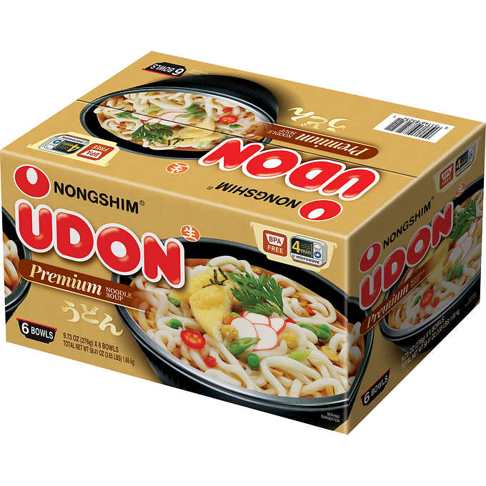 Nongshim Udon Noodle Bowl Soup 6/9.73oz